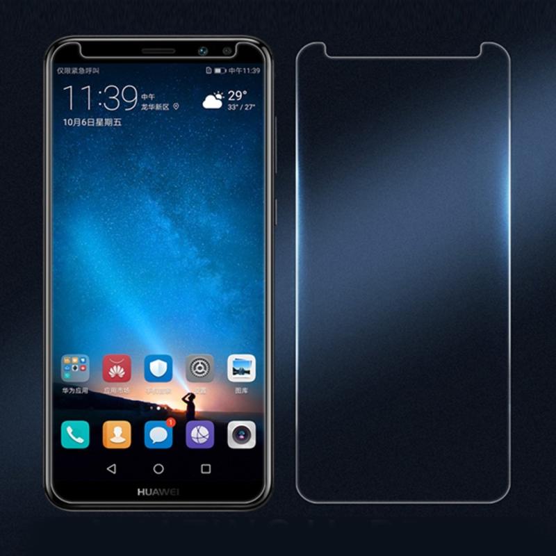 Huawei Mate 10 Lite - Hærdet Glas med Buet Kant til Beskyttelse