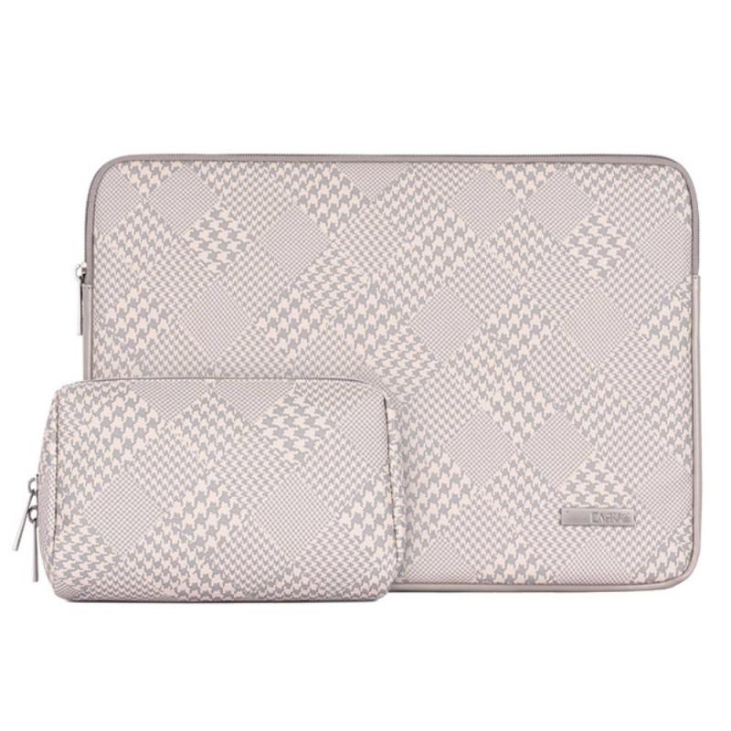 Macbook Sleeve med Smartphone Sleeve - Grå Design