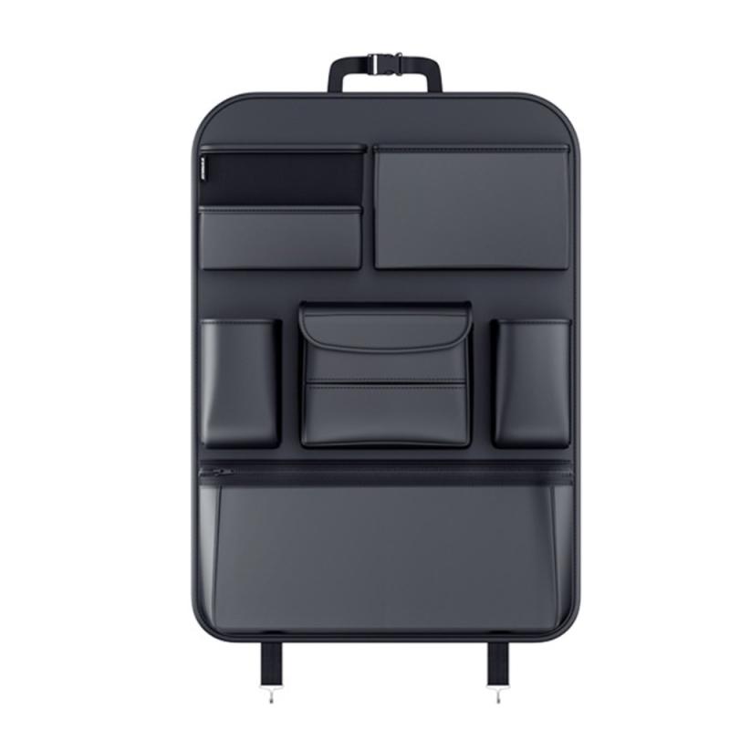 Multifunktionel Bagsæde Organizer til Bilen - Sort