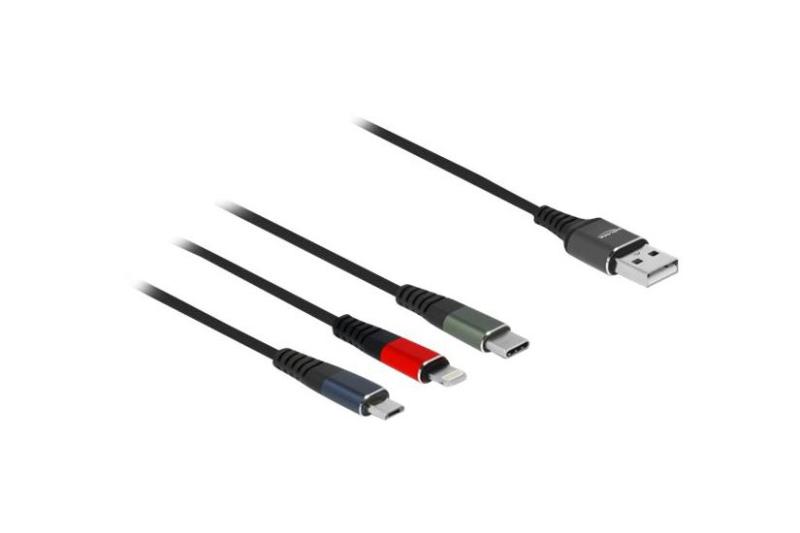 Delock 30 cm Lightning-kabel til opladning - Godt tilbud!