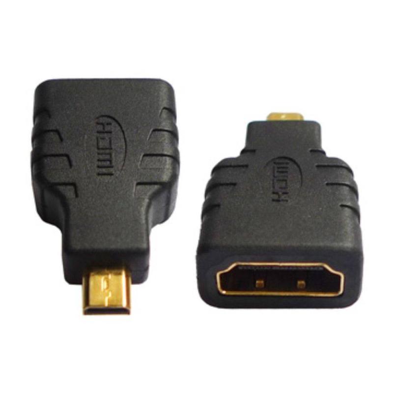Micro USB til HDMI (Type A) Adapter - Guld Connectorer
