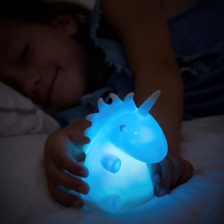 Multifarvet Enhjørning Lampe Til Børn