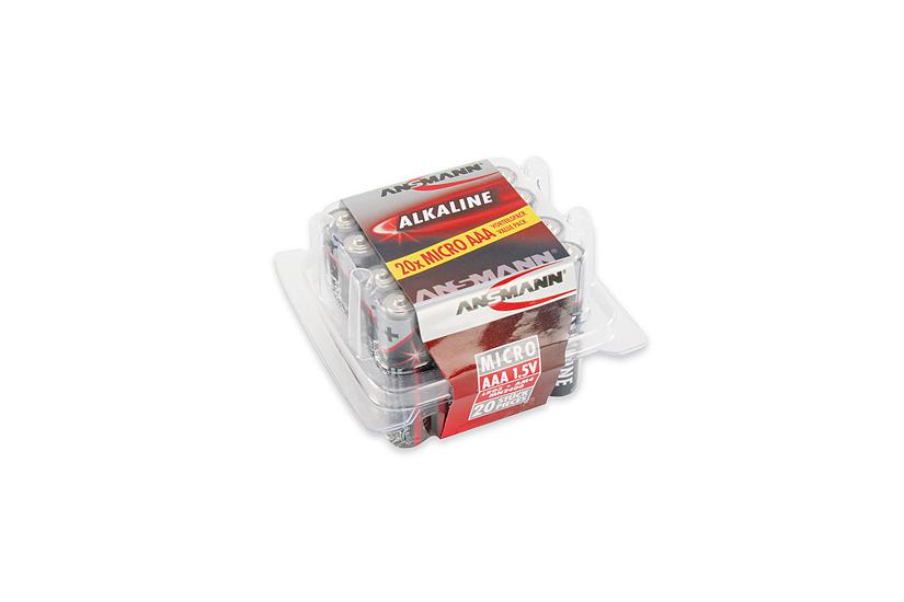 Ansmann Micro Batterier - 20 x AAA - Alkalisk Tilbud!