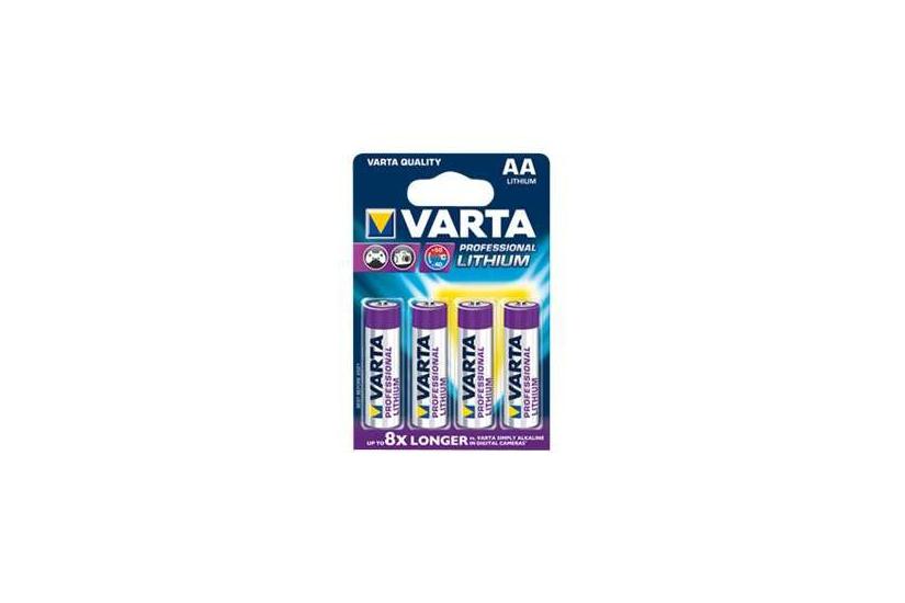 Varta Professional Batteri - 4 x AA - Li til Elektronik