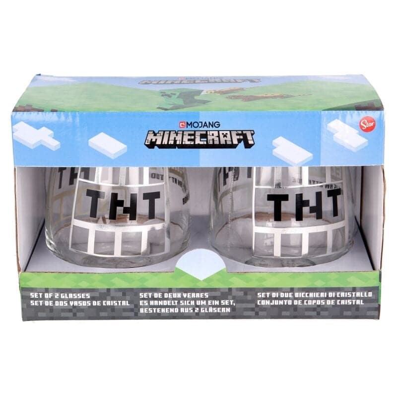 2-Pak Minecraft Glas til Din Samling