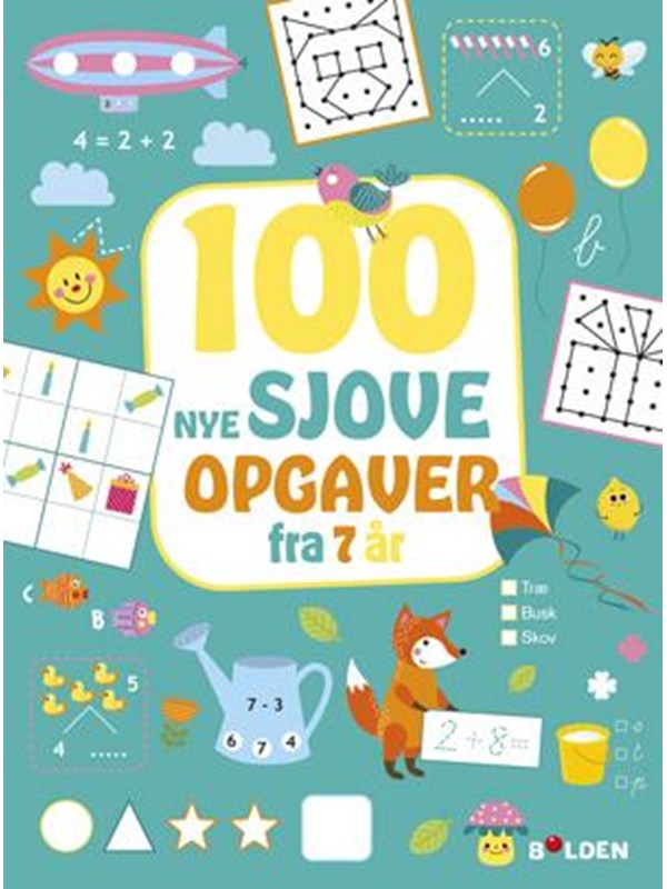 100 Nye Sjove Opgaver - Fra 7 år - Hobby - Paperback