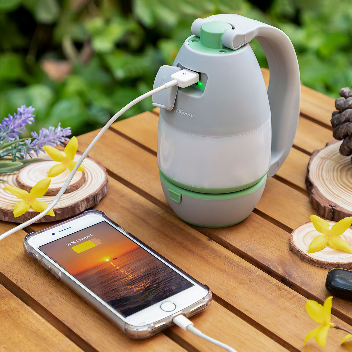 4-i-1 Multifunktionel Og Genopladelig Campinglampe Calam Innovagoods
