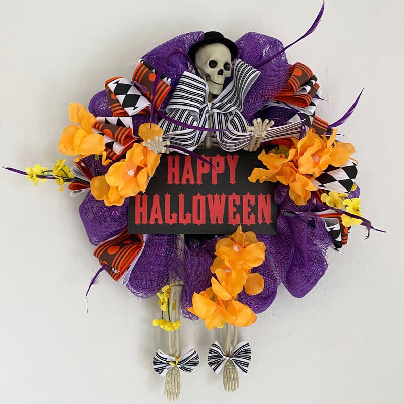 Halloween Dørkrans til Festlig Dekoration