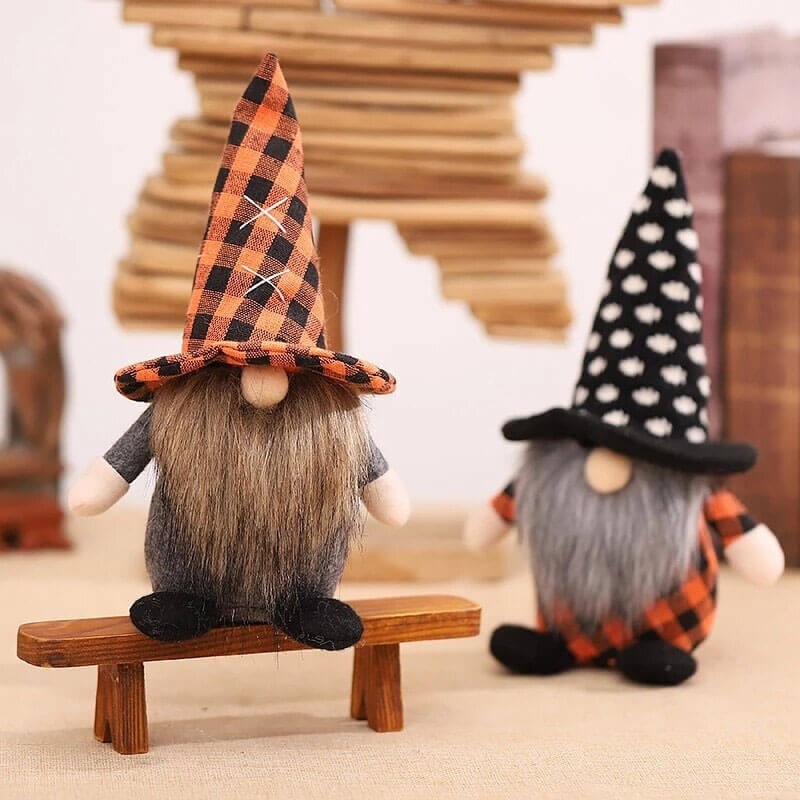 Halloween Troldmand Med Tern - 23 Cm Gadgets Til Halloween