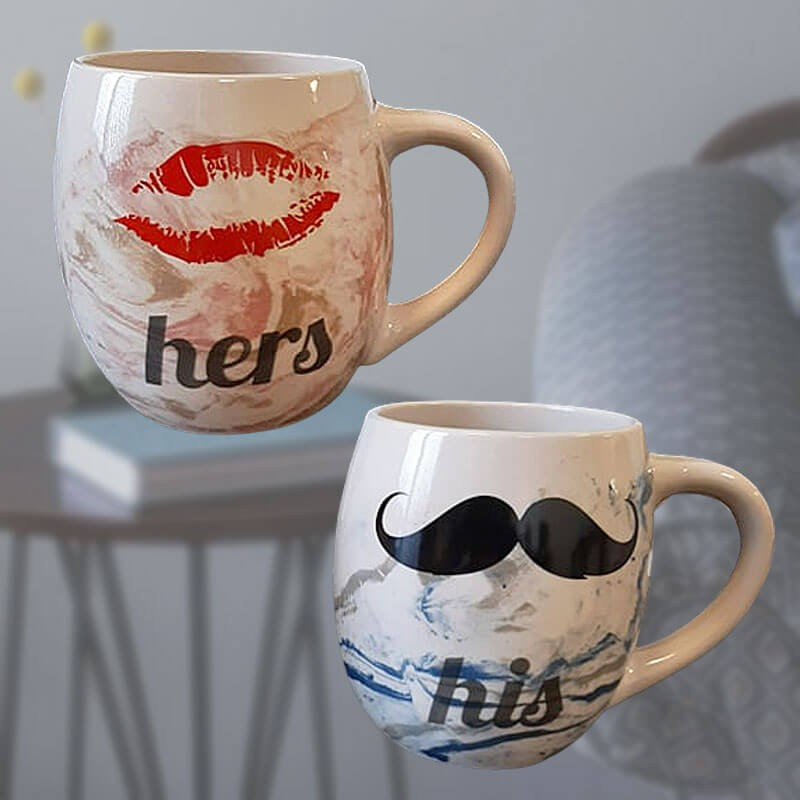 Kvalitets His & Hers Krus til Dit Hjem - Perfekt Gave!