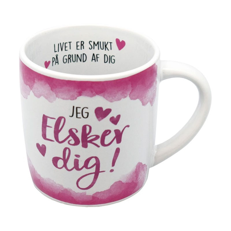 Sødt Jeg Elsker Dig Krus til den Elskede