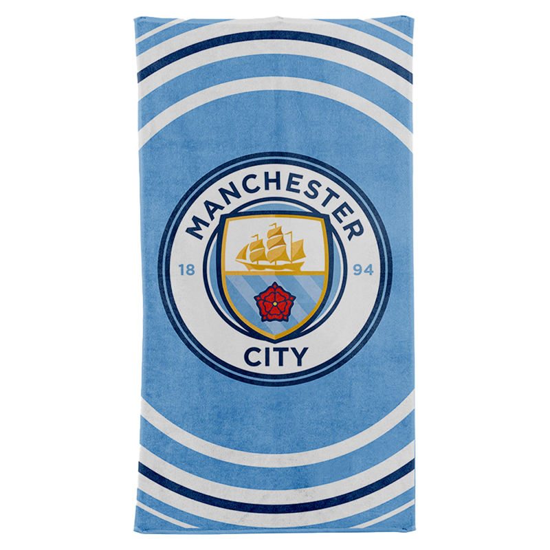 Manchester City Badehåndklæde - 70 X 140 Cm