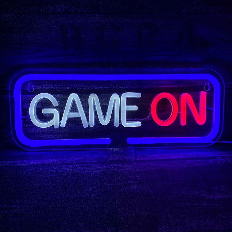 Game On Neon Lampe – Den perfekte gamer belysning!